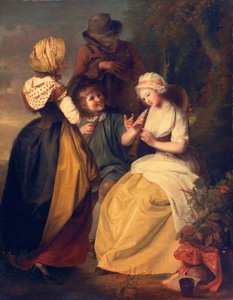 Flageolet-spillere, ca. 1780